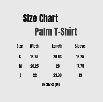 Palm Tee - Citrus