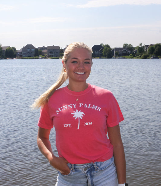 Palm Tee - Pink